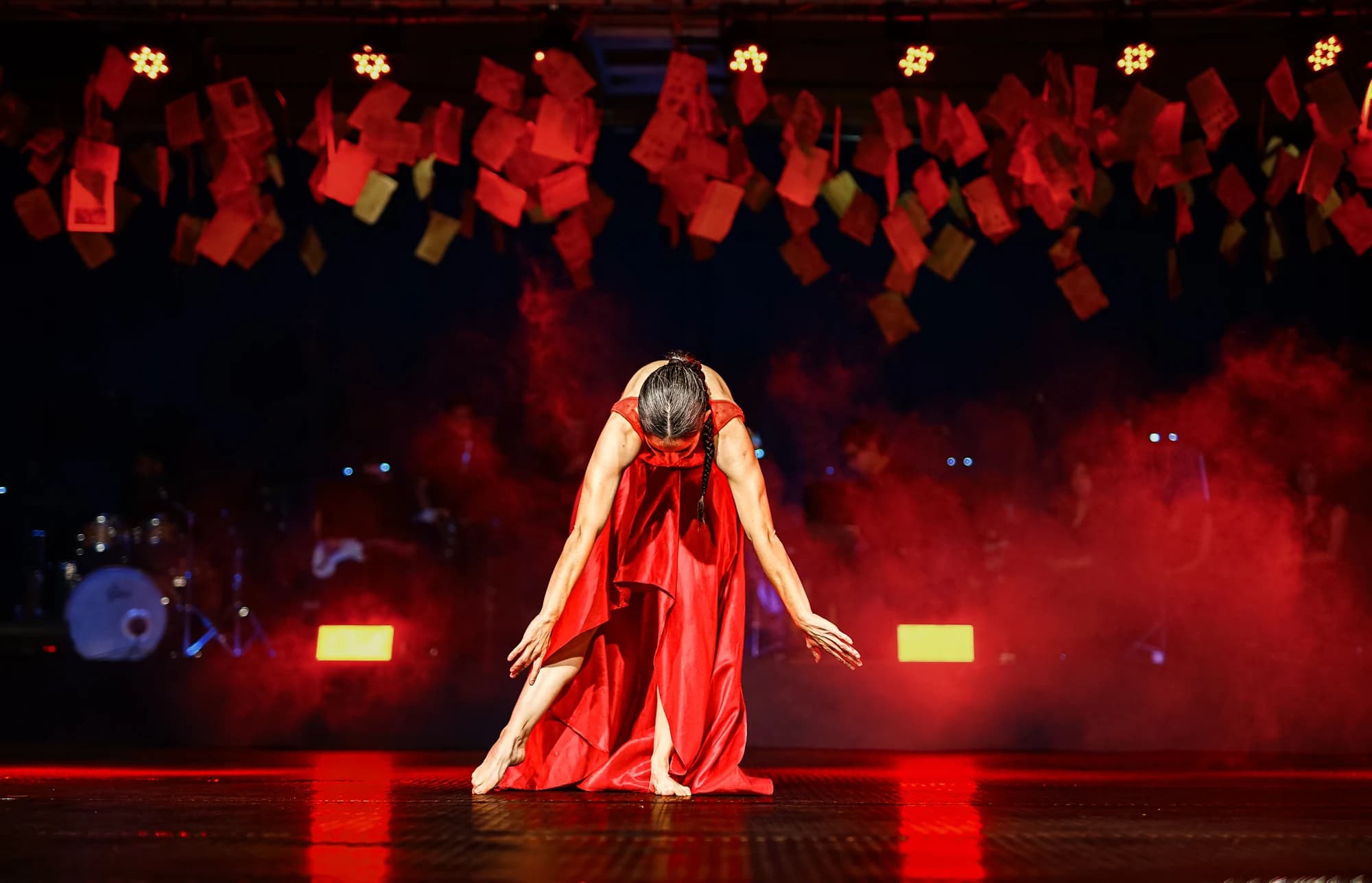 María Ángela en escena